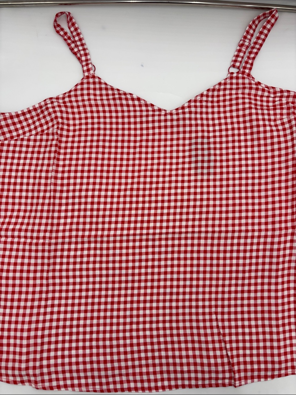 Torrid Sophie Challis Swing Cami in Gingham Red